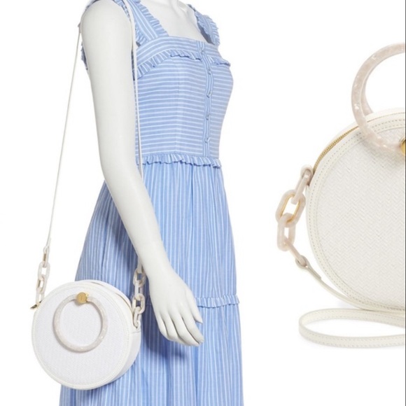 Ted Baker London Bags Ted Baker Woven Straw Circle Crossbody